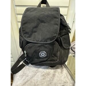 Kipling Small Black Back‎ Pack Pockets  Logo Unisex